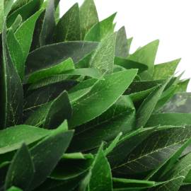 Plantă artificială dafin cu ghiveci, verde, 130 cm, 2 image