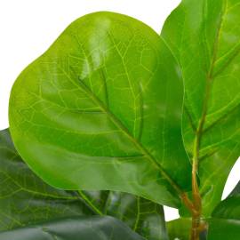 Plantă artificială ficus cu ghiveci, verde, 45 cm, 2 image