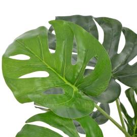 Plantă artificială monstera cu ghiveci, verde, 100 cm, 2 image