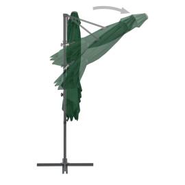 Umbrelă de exterior cu bază portabilă, verde, 6 image