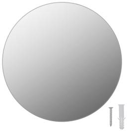 Oglindă fără ramă, 30 cm, sticlă, rotund, 2 image