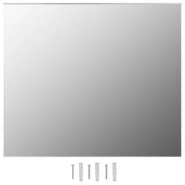 Oglindă fără ramă, 80x60 cm, sticlă, 2 image