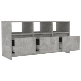 Comodă tv, gri beton, 102x37,5x52,5 cm, pal, 5 image