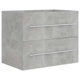 Dulap de chiuvetă, gri beton, 60x38,5x48 cm, pal, 2 image