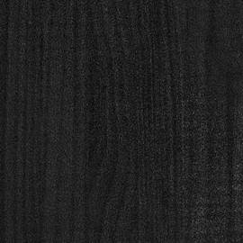 Jardinieră de grădină, negru, 31x31x70 cm, lemn masiv de pin, 4 image