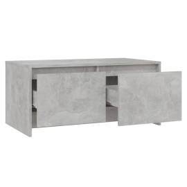 Măsuță de cafea, gri beton, 90x50x41,5 cm, pal, 7 image