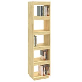 Bibliotecă/separator cameră, 40x35x167 cm, lemn masiv de pin, 4 image
