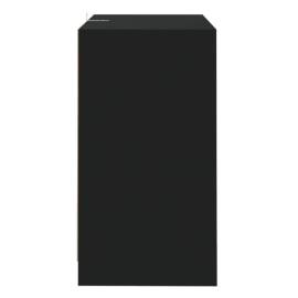 Servantă, negru, 70x41x75 cm, pal, 7 image