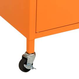 Dulap de depozitare, portocaliu, 60x35x49 cm, oțel, 8 image