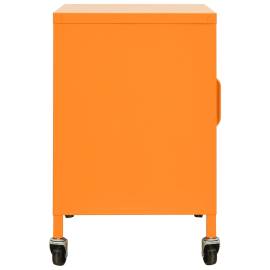 Dulap de depozitare, portocaliu, 60x35x49 cm, oțel, 5 image