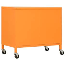 Dulap de depozitare, portocaliu, 60x35x49 cm, oțel, 6 image