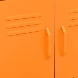 Dulap de depozitare, portocaliu, 60x35x49 cm, oțel, 3 image