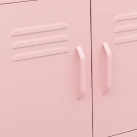 Dulap de depozitare, roz, 60x35x49 cm, oțel, 3 image