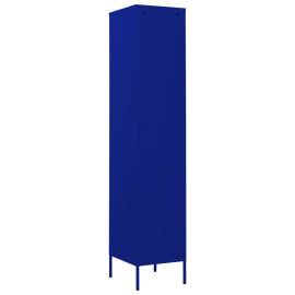Dulap de vestiar, bleumarin, 35x46x180 cm, oțel, 5 image