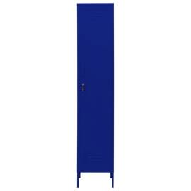 Dulap de vestiar, bleumarin, 35x46x180 cm, oțel, 3 image
