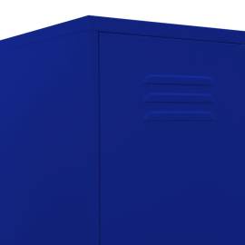 Dulap de vestiar, bleumarin, 35x46x180 cm, oțel, 7 image