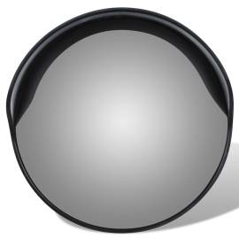 Oglindă de trafic convexă, negru, 30 cm, plastic pc, de exterior, 2 image