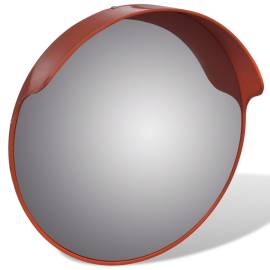 Oglindă de trafic convexă, portocaliu, 45 cm, plastic pc, de exterior, 4 image