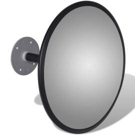 Oglindă rutieră acrilică convexă de interior 30 cm negru, 3 image