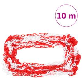 Set de lanț și con, lanț 10 m, roșu și alb, 8 image