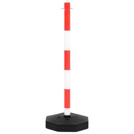Set stâlp semnalizare trafic, cu lanț din plastic de 10 m, 4 image