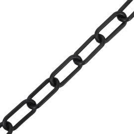 Vidaxm lanț de avertizare, negru, 100 m, Ø4 mm, plastic, 2 image