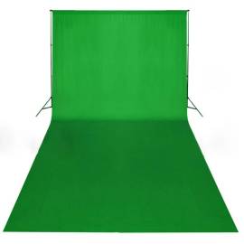 Fundal foto, bumbac, verde, 600 x 300 cm, chroma key, 4 image