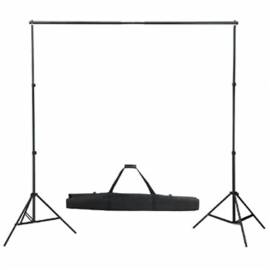 Kit studio foto, fundal negru, 600 x 300 & lumini, 5 image