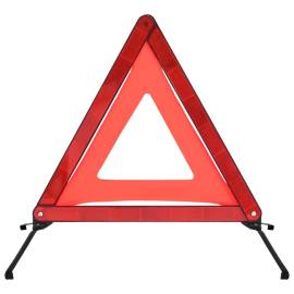 Triunghiuri avertisment trafic, 4 buc., roșu, 56,5x36,5x44,5 cm, 2 image