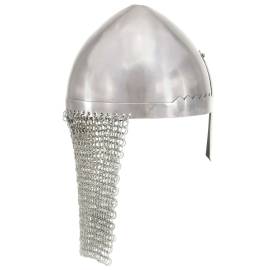 Coif cavaler antichizat, jocuri pe roluri, argintiu, oțel, 3 image