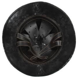 Coif cavaler medieval antic, jocuri de rol, argintiu, oțel, 4 image