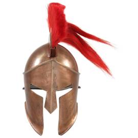 Coif războinic grec, antichizat, joc de rol, arămiu, oțel, 2 image