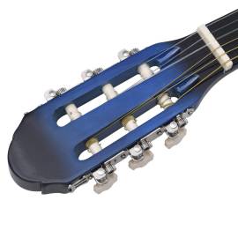 Chitară clasică pentru începători, cu husă, albastru 4/4 39", 5 image
