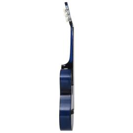 Chitară acustică occidentală, cu 6 corzi, 38", albastru ombre, 3 image