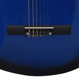 Chitară acustică occidentală cu egalizator, cu 6 corzi albastru, 6 image