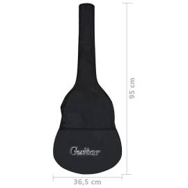 Husă de chitară clasică 1/2, negru, 95x36,5 cm, material textil, 7 image
