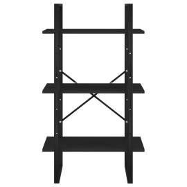 Raft de depozitare, negru, 60x30x105 cm, pal, 5 image