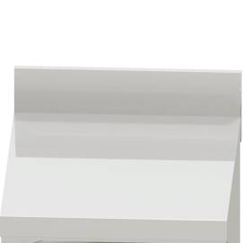 Dulap de bucătărie comercial cu 2 sertare, oțel inoxidabil, 6 image