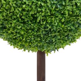Plantă artificială cimișir cu ghiveci, verde, 71cm, formă minge, 3 image