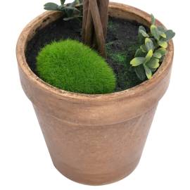 Plante artificiale cimișir cu ghiveci 2 buc. verde 56 cm minge, 4 image
