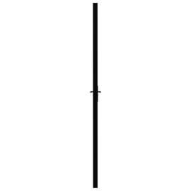 Ușă de interior, negru, 76x201,5 cm, sticlă esg și aluminiu, 4 image