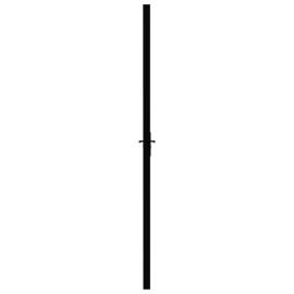 Ușă de interior, negru, 76x201,5 cm, sticlă esg și aluminiu, 4 image
