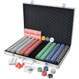 Set de poker cu 1000 de jetoane din aluminiu, 2 image