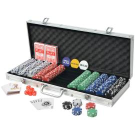Set de poker cu 500 de jetoane din aluminiu, 2 image
