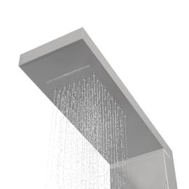 Sistem panou de duș, pătrat, oțel inoxidabil, 3 image