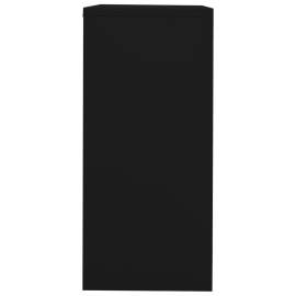 Fișet, negru, 90x46x103 cm, oțel, 4 image