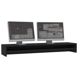 Suport monitor, negru, 100 x 24 x 13 cm, pal, 3 image