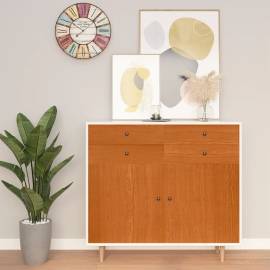 Folie de mobilier autoadezivă, stejar deschis, 500 x 90 cm, pvc, 3 image