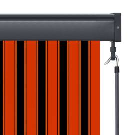 Jaluzea tip rulou de exterior, portocaliu și maro, 80 x 250 cm, 6 image