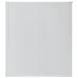Jaluzele de fereastră, aluminiu, 140 x 160 cm, alb, 2 image